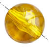 Imitate Amber Beads, Round, 14mm, Hole:Approx 1mm, Sold by KG