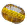 Imitate Amber Beads, Drum, 20x15mm, Hole:Approx 1mm, Sold by KG