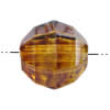 Imitate Amber Beads, Faceted Round, 11mm, Hole:Approx 1mm, Sold by KG
