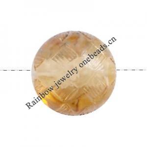 Imitate Amber Beads, Flat round, 10x10x9mm, Hole:Approx 1mm, Sold by KG