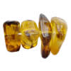 Imitate Amber Beads, Chips, 14-21x6-8mm, Hole:Approx 1mm, Sold by KG