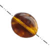 Imitate Amber Beads, Flat oval, 13x10x4mm, Hole:Approx 1mm, Sold by KG