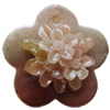 Natural Shell Pendant, Flower, 30mm, Hole:Approx 2mm, Sold by PC