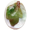 Natural Shell Pendant, Flat Oval, 25x30mm, Hole:Approx 2mm, Sold by PC