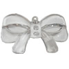 Transparent Acrylic Pendant, Bowknot, 45x26mm, Hole:Approx 1mm, Sold by Bag 