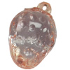 Transparent Acrylic Pendant, 15x23mm, Hole:Approx 1mm, Sold by Bag 