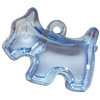 Transparent Acrylic Pendant, Horse, 29x20mm, Hole:Approx 2mm, Sold by Bag 