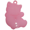 Imitate Jade Acrylic Pendant, 44x45mm, Hole:Approx 3mm，Sold by Bag 