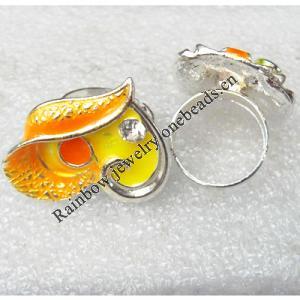 Metal Alloy Ring, 30x27mm, Sold by Dozen