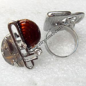 Metal Alloy Ring, 22x42mm, Sold by Dozen