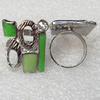 Metal Alloy Ring, 22x27mm, Sold by Dozen