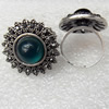 Metal Alloy Ring with Resin, 26mm, Sold by Dozen