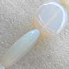 Moonstone Beads，Flat Oval, 25x35mm, Hole:About 1.5mm, Sold per 16-Inch Strand