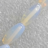 Moonstone Beads，Oval, 8x17mm, Hole:About 1.5mm, Sold per 16-Inch Strand