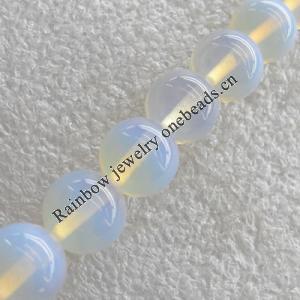 Moonstone Beads，Round, 18mm, Hole:About 1.5mm, Sold per 19-Inch Strand