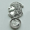 Zinc Alloy Cabochon Settings, 33x17mm, Sold by Bag