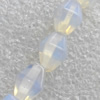 Moonstone Beads，Bicone, 7x11mm, Hole:About 1.5mm, Sold per 16-Inch Strand