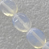 Moonstone Beads，Flat Oval, 8x10mm, Hole:About 1.5mm, Sold per 16-Inch Strand