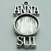 Zinc Alloy Cabochon Settings, 29x15mm Hole:2mm, Sold by Bag