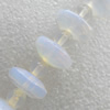Moonstone Beads，Rondelle, 13x6mm, Hole:About 1.5mm, Sold per 16-Inch Strand