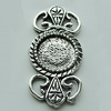 Zinc Alloy Cabochon Settings, 36x17mm, Sold by Bag