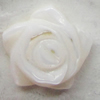 Carved Shell Cobochons, Flower, 8mm Hole:1mm, Sold by PC