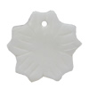 Carved Shell Pendant, Flower, 15mm Hole:1mm, Sold by PC