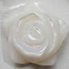 Carved Shell Cabochons, Flower, 12mm Hole:1mm, Sold by PC