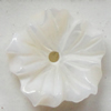 Carved Shell Beads, Flower, 14mm Hole:1mm, Sold by PC