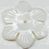 Carved Shell Beads, Flower, 20mm Hole:1mm, Sold by PC