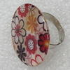 Shell Ring, Flat Round 29mm, Sold by Group