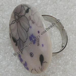 Shell Ring, Flat Round 29mm, Sold by Group