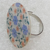 Shell Ring, Flat Round 29mm, Sold by Group