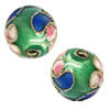  Cloisonne Beads，Round，10mm, Hole:Approx 1-1.5mm, Sold by Bag