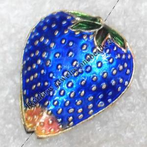  Cloisonne Beads，17x20mm, Hole:Approx 1-1.5mm, Sold by PC