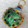  Cloisonne Pendent，18x26mm, Sold by PC