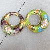  Cloisonne Beads，27x26mm, Hole:Approx 1-1.5mm, Sold by PC