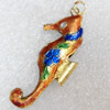  Cloisonne Pendent，23x52mm, Sold by PC