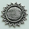 Zinc Alloy Cabochon Settings, 28mm, Sold by Bag