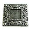 Zinc Alloy Cabochon Settings, Square 28mm, Sold by Bag