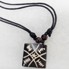 Tibetan Yak Bone Necklace，37mm，Sold by Dozen