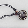 Tibetan Yak Bone Necklace，29mm，Sold by Dozen