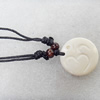 Tibetan Yak Bone Necklace，29mm，Sold by Dozen