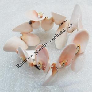 Shell Bracelet, Length Approx:7.1-inch, Sold by Strand