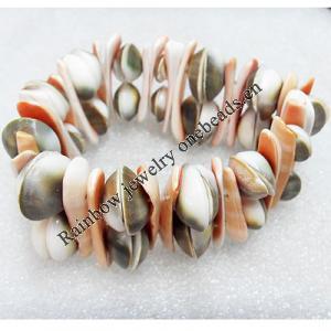 Shell Bracelet, Length Approx:7.1-inch, Sold by Strand