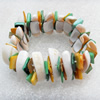 Shell Bracelet, Length Approx:7.1-inch, Sold by Strand