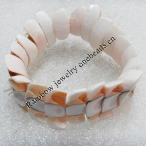 Shell Bracelet, Length Approx:7.1-inch, Sold by Strand