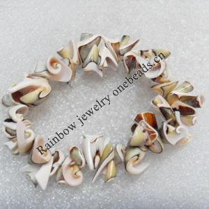 Shell Bracelet, Length Approx:7.1-inch, Sold by Strand