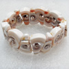 Shell Bracelet, Length Approx:7.1-inch, Sold by Strand