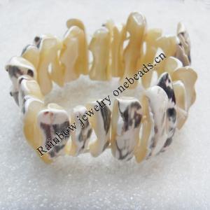 Shell Bracelet, Length Approx:7.1-inch, Sold by Strand